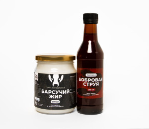 Барсучий жир 500 мл + Бобровая струя 250 мл