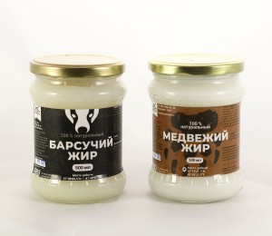 Медвежий жир 500 мл + Барсучий жир 500 мл