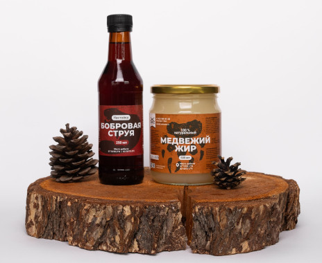 Медвежий жир 500 мл + Бобровая струя 250 мл
